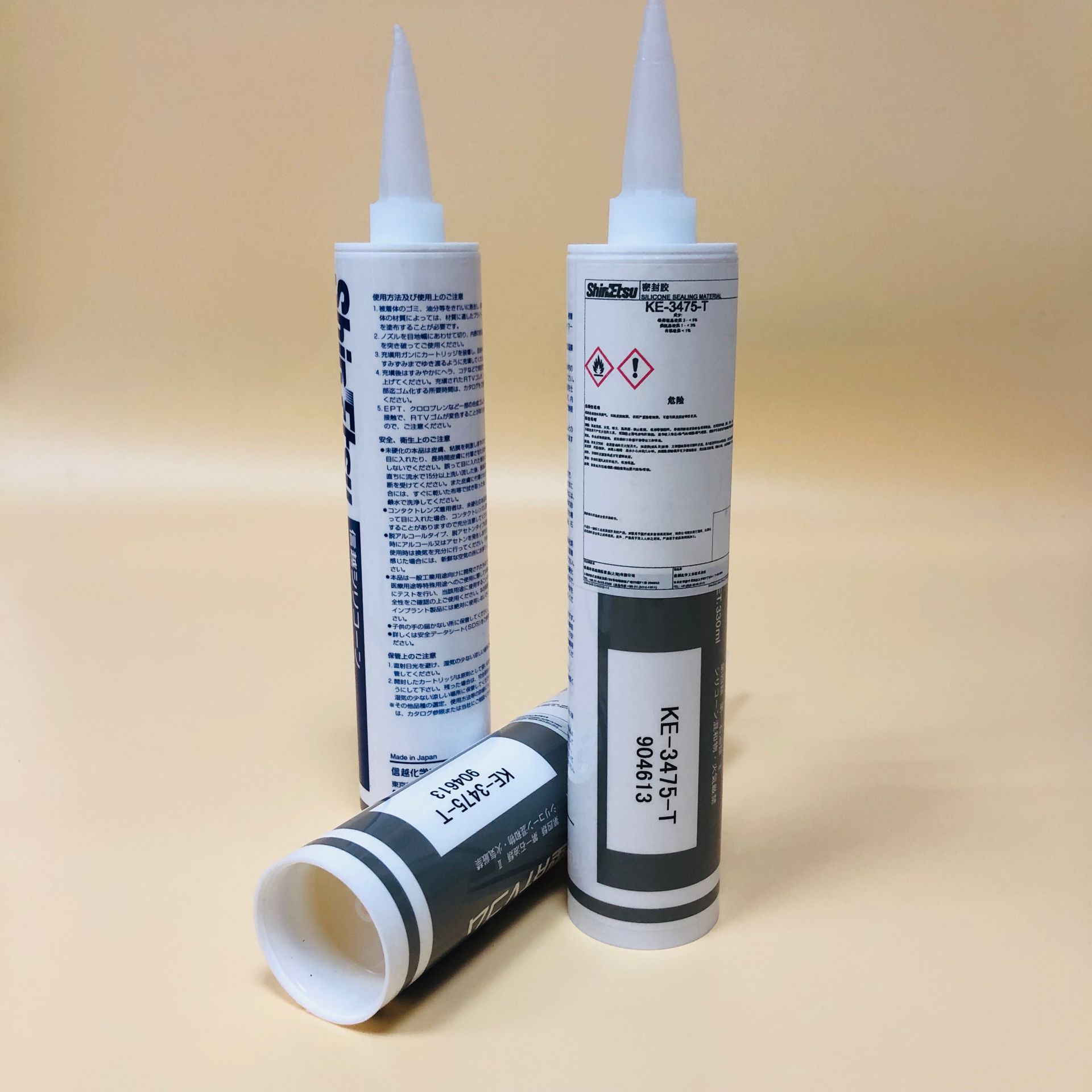 进口日本信越 KE-3475-T 硅胶 白色电子胶 披覆胶 密封防潮绝缘胶