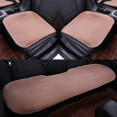 Rex Rabbit Plush Car Seat | Wool pad