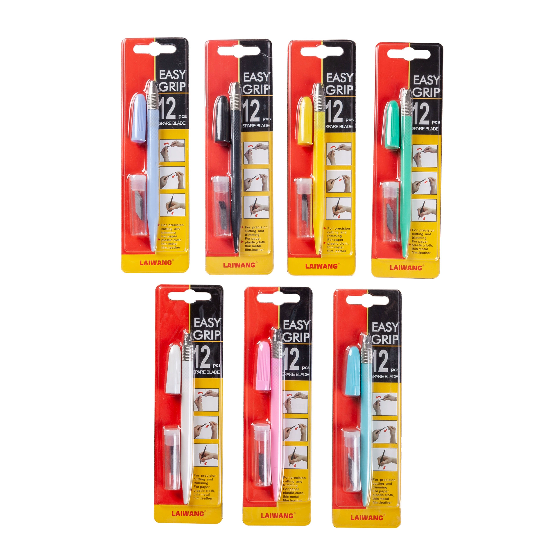 Нож ручки цвета/высекать Нож ручки/Нож ручки модели/модель высекая нож/нож искусства с 12 лезвиями