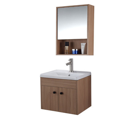 小户型多层实木浴室柜防水板材环保生态板洗手盆柜镜柜组合批发