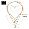 Fashionable fresh metal necklace, pendant, Aliexpress, wish, wholesale