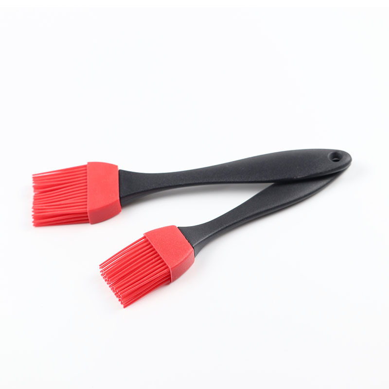 Hornear DIY herramientas 20cm plástico PP mango silicona cepillo barbacoa cepillo aceite silicona pastel limpieza utensilios de limpieza
