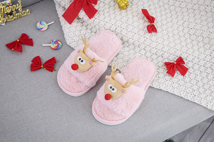 parent-child Christmas deer slippers  NSPE10035