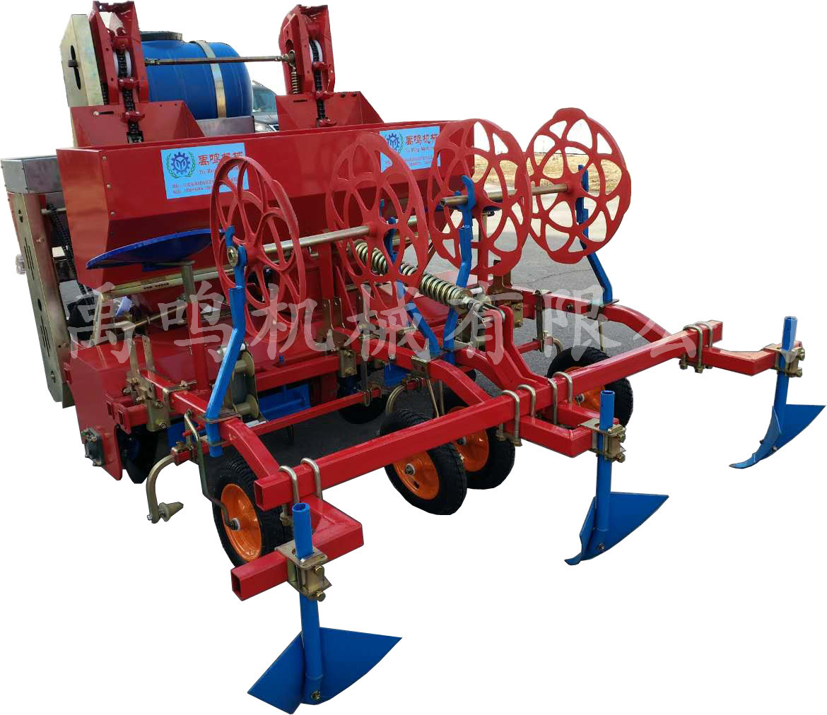 禹鸣机械土豆覆膜播种机马铃薯种植机单垄双行喷药播种一体机