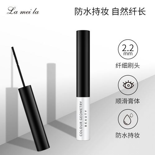 Lamela mascara waterproof long curling not easy to smudge extra long ultra-fine long-lasting natural fine brush head 799