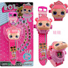 Cartoon watch for princess, three dimensional toy, children's doll, princess Elsa, 3D, wholesale