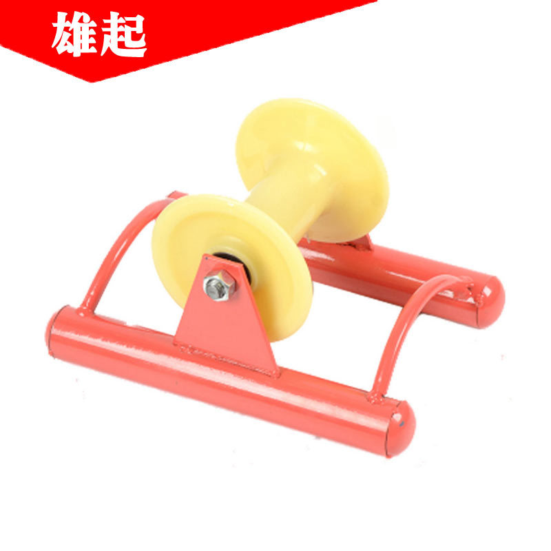 厂家供应电缆放线滑轮平板放线滑轮电力三联滑轮直跑式滑轮