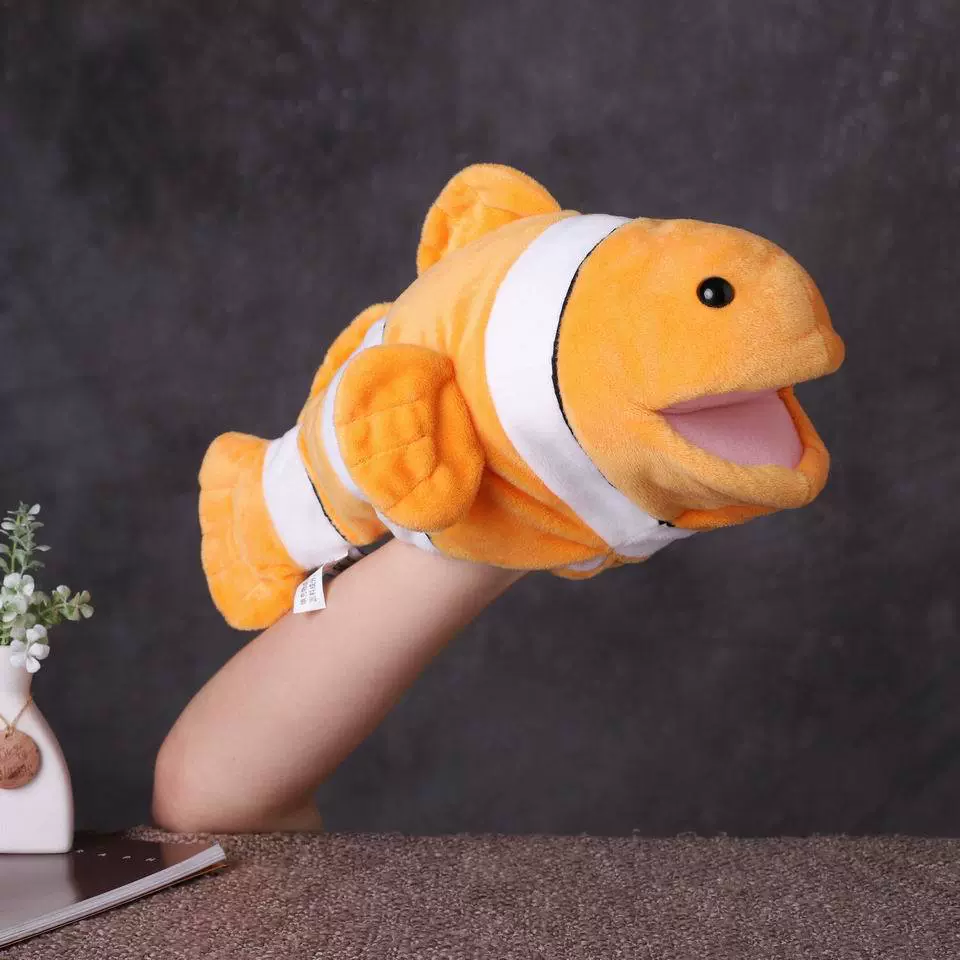 Hand puppet, toy, gloves for kindergarten, appeases doll