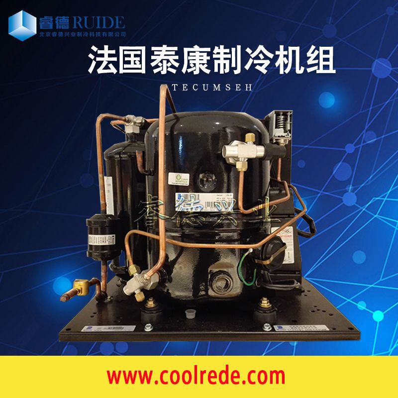 厂家直供中高温TECUMSEH法国泰康制冷压缩机组CAJ4519THR制冷设备