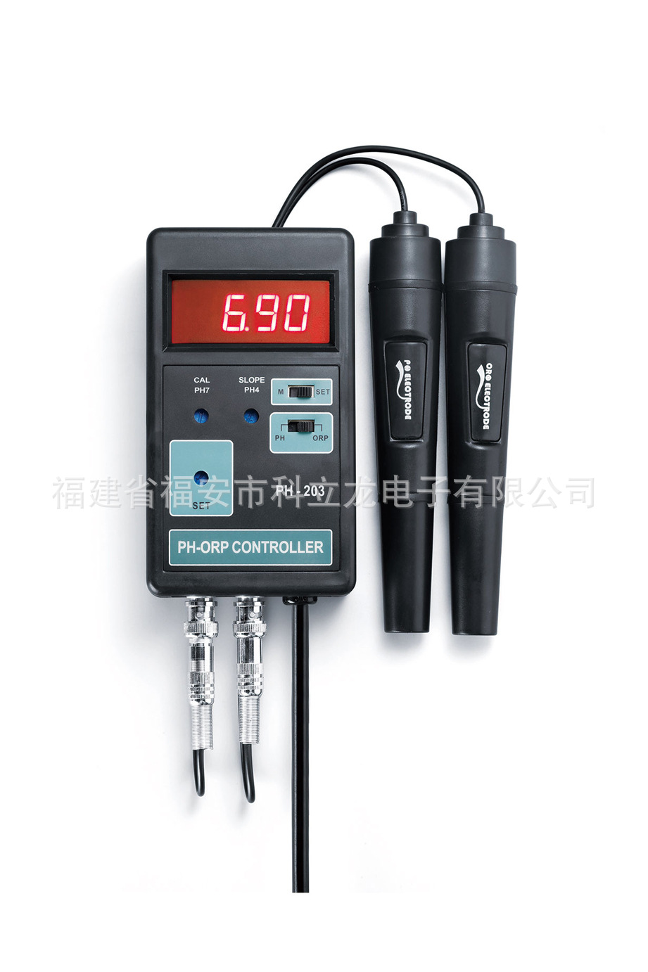   水族馆数字式酸碱及氧化还原控制器泳池酸度计PH ORP