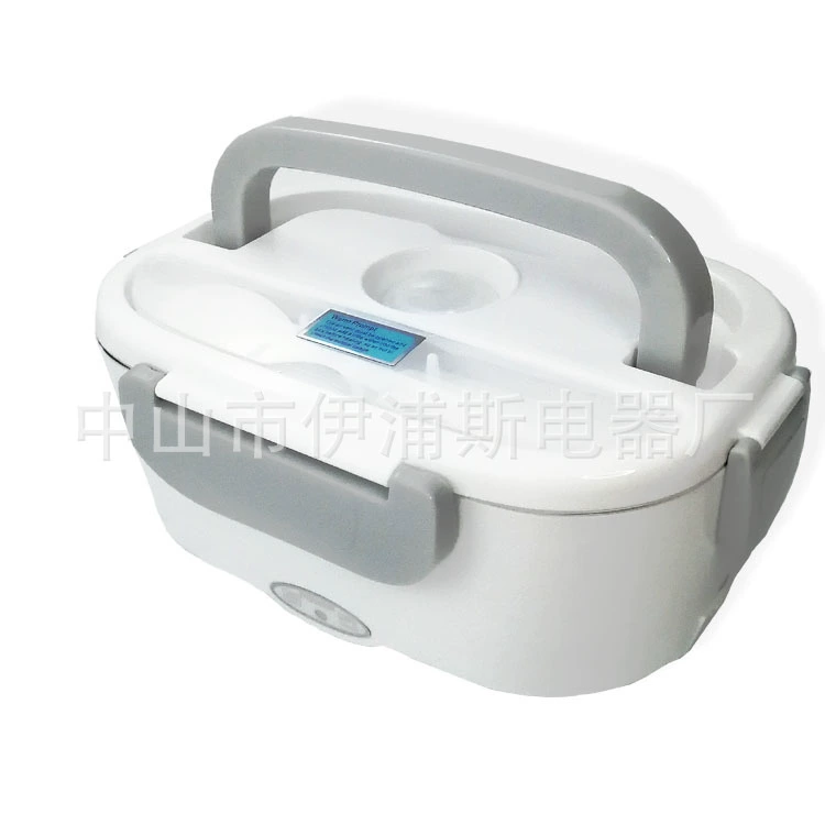 Внутренний контейнер из нержавеющей стали 304, Электрический Ланч-бокс с подогревом для дома и автомобиля, двойной Съемный изоляционный Ланч-бокс Amazon, популярные подарки