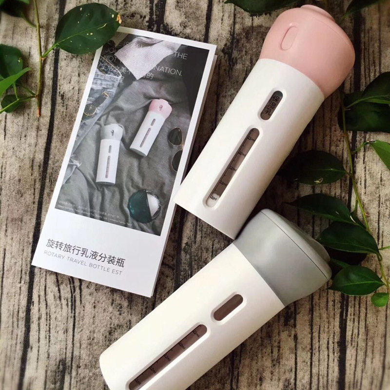 travel Wash and rinse Separate bottling suit Four rotate Same item Makeup Sample empty bottle Push Lotion