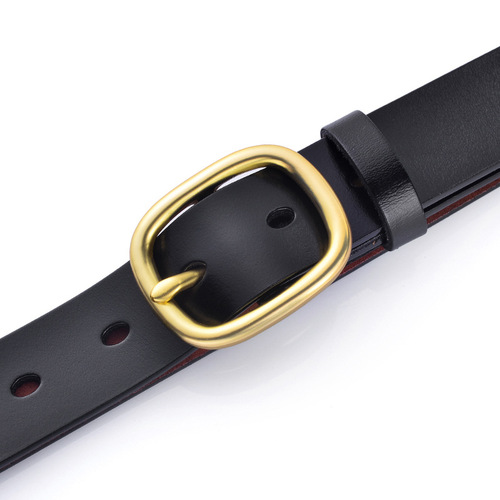  new women's belt genuine leather women's belt pure cowhide women's simple and versatile Korean style decoration manufacturer wholesale