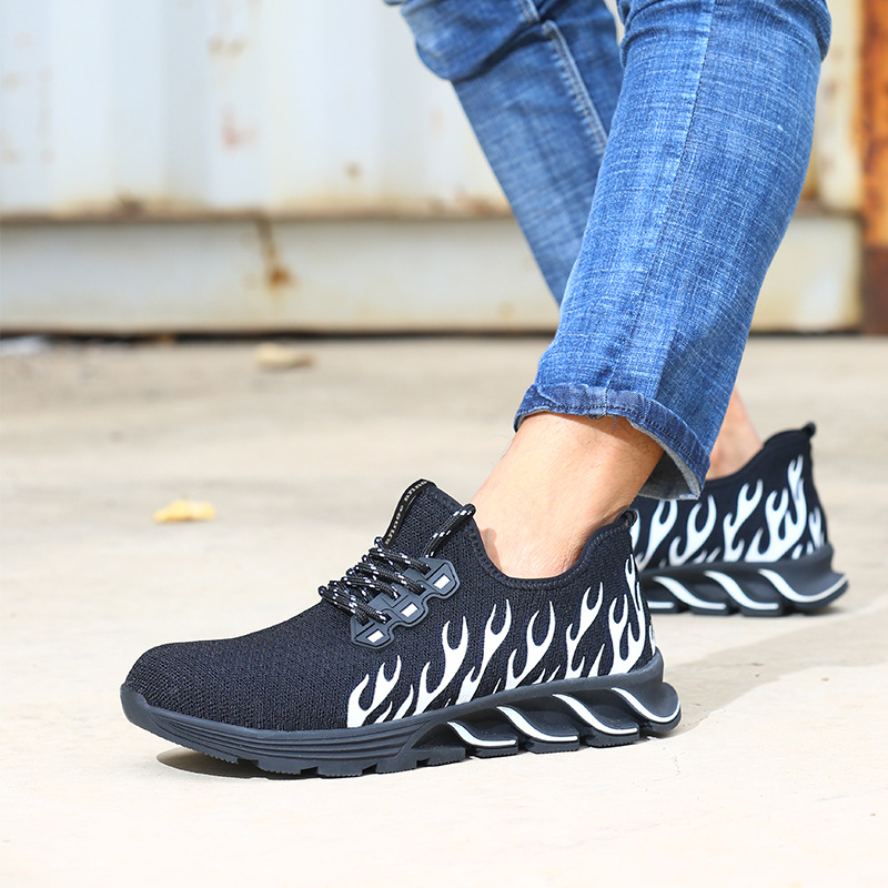 劳保鞋夏季透气防砸防穿刺工作鞋 轻便耐磨   一件代发低帮