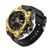 SANDA 739 Outdoor Sports Dual -Demon Movement Multi -Energy Electronic Tide Men's Water Nights Lemon Men's Watch