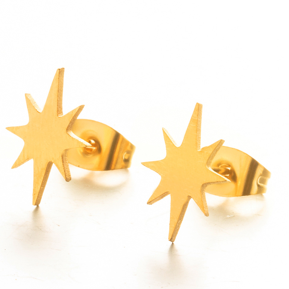 Simple Style Geometric Plating Alloy No Inlaid Earrings Ear Studs display picture 3