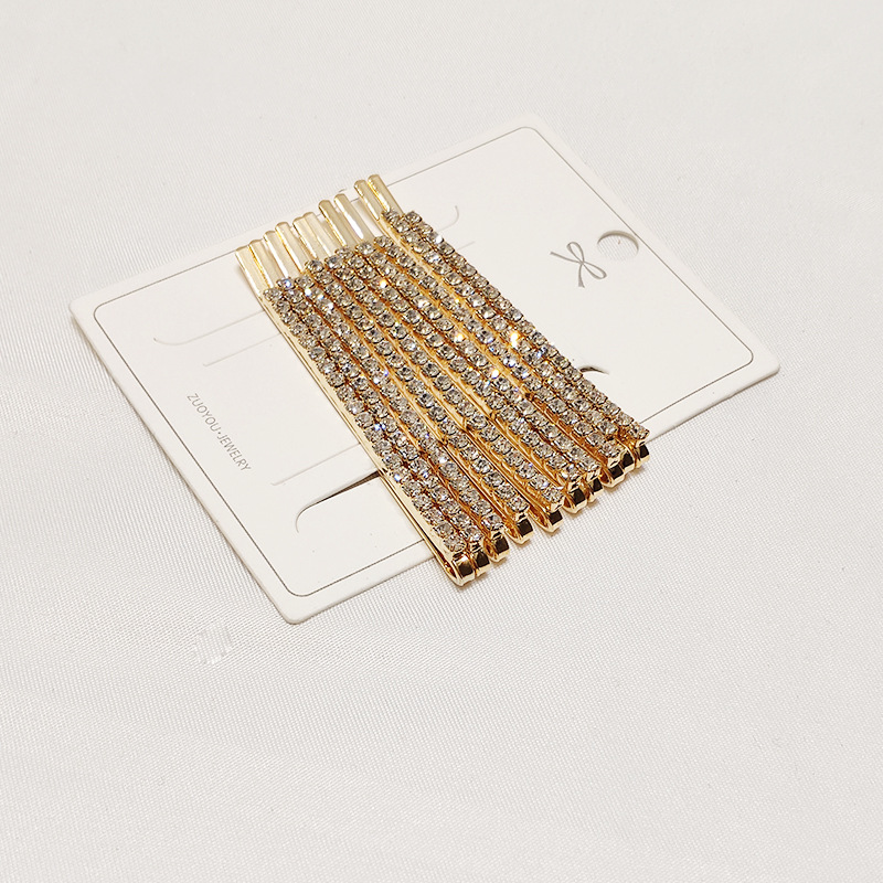 31g Weight Headwear Classification Wedding, Travel Occasion Alloy Material Women'S Gender Diamond Design Gold, Silver Color Women'S Alloy Diamond Headwear 6