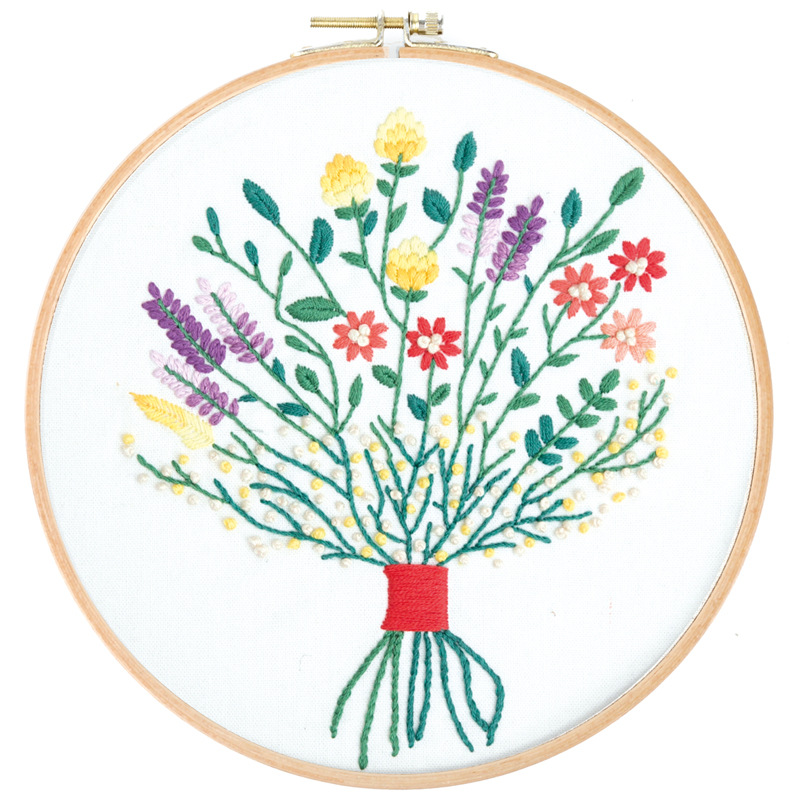 Primaria bordado hecho a mano DIY paquete de material de punto de cruz Suzhou bordado cinta bordado europeo principiante producción Auto-bordado