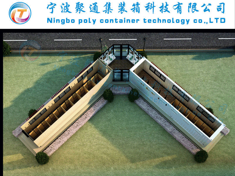 聚通集装箱 旅游景公共卫生间房箱 模块化箱房主题活动板房集装箱