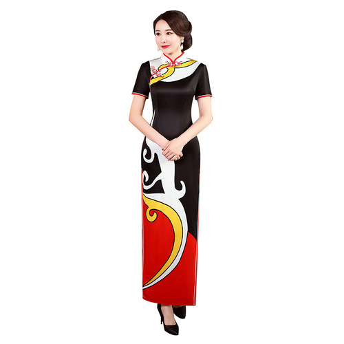 Cheongsam season women country show Chinese Dress Qipao for women 