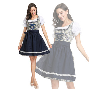 Bavarian beer festival costume performance dress dingdong dress Beer girl promotion dress party bar restaurant work clot