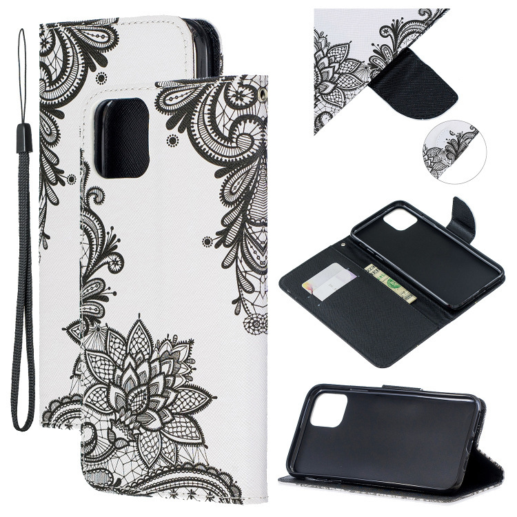 Simple Style Leaf Cat Flower Pu Leather     Phone Cases display picture 4