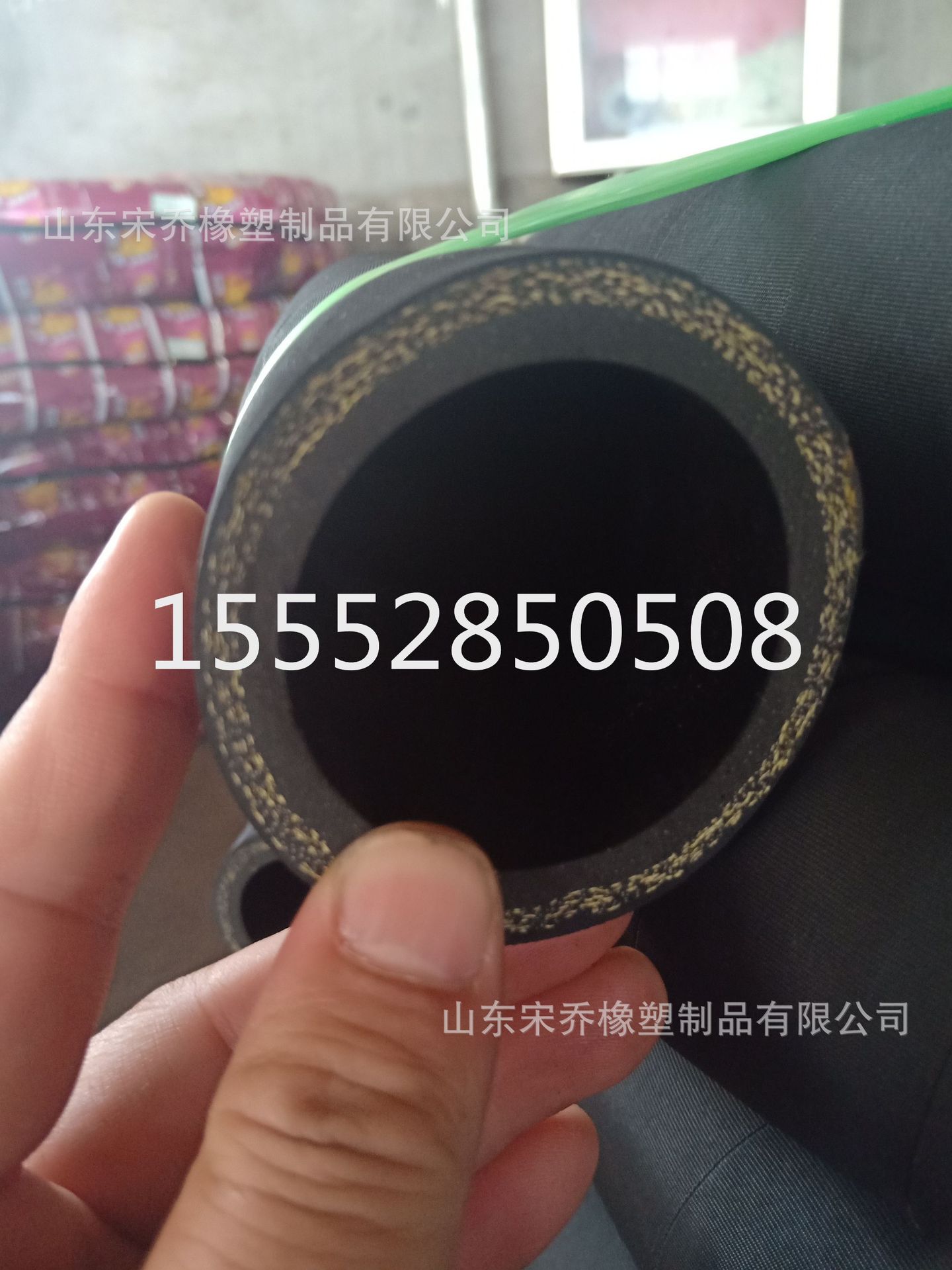 25mm-100mm耐高压夹布橡胶管夹布输水输油橡胶管