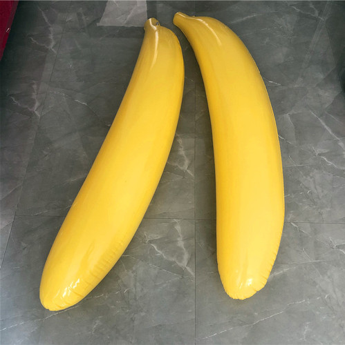 Factory direct sales pvc inflatable banana adult toy bar toy 1.8m banana orange inflatable banana