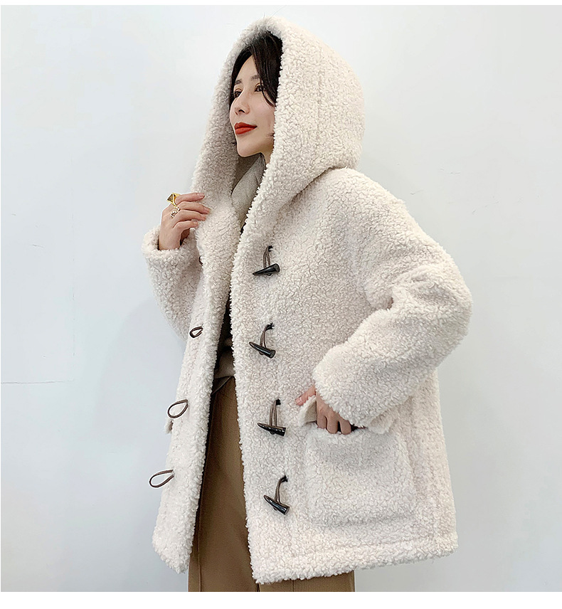 Manteau de laine femme IMAN HUAFEI - Ref 3416987 Image 11