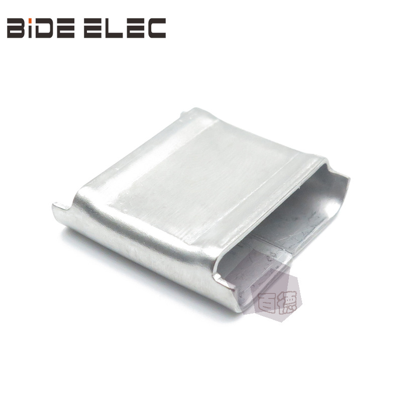 BIDE牌O型9.5、12.7mm宽不锈钢扎带打包扣 钢带搭扣 轻型捆绑力度