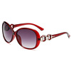 Factory goods new trend fashion sunglasses 9509 large -frame sunglasses ladies Yujing Yujing texture sunglasses