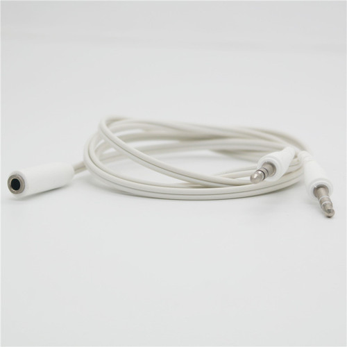 Zhongshan Zhensheng one-to-two audio cable mobile phone headset to computer voice adapter cable black and white red and green 1M long