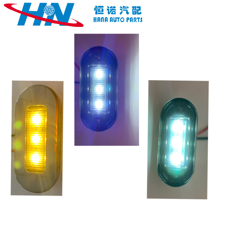 Los fabricantes de la fuente venden camión pesado luz lateral luz trasera ancho luz giro luz LED faro