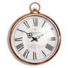 Golden silver plastic glossy quartz modern pocket watch, pink gold, simple and elegant design