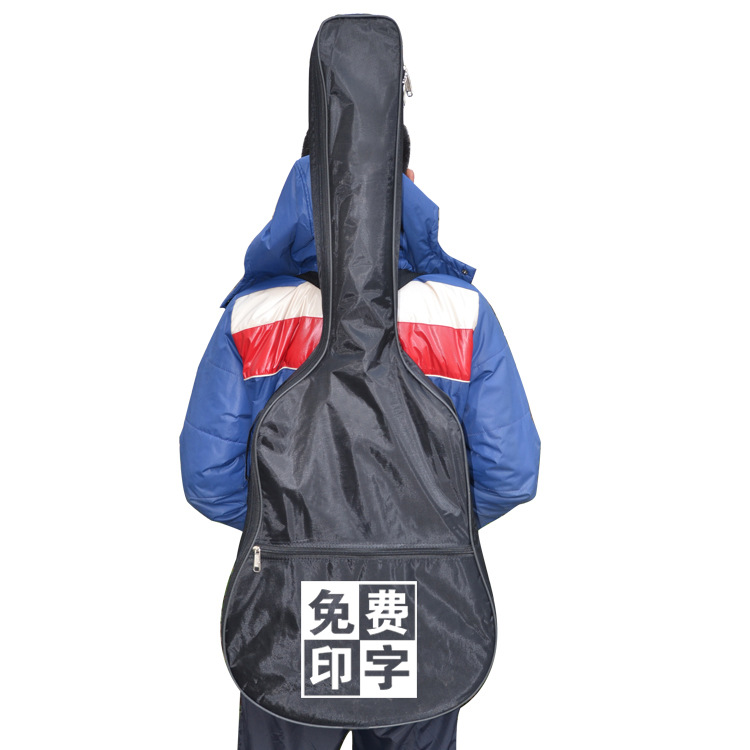厂家直销 彩色吉他包38 39 40 41 单肩双肩 普及 防水包民谣 印字|ms