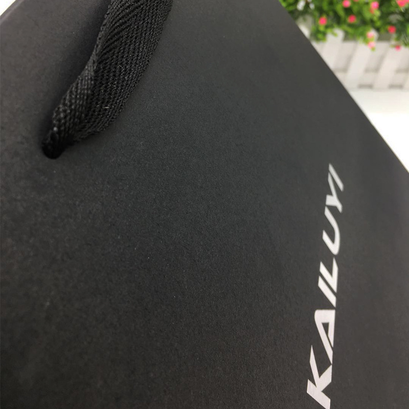 专业定做手提袋礼品袋  服装包装袋 黑卡纸袋 广告定制