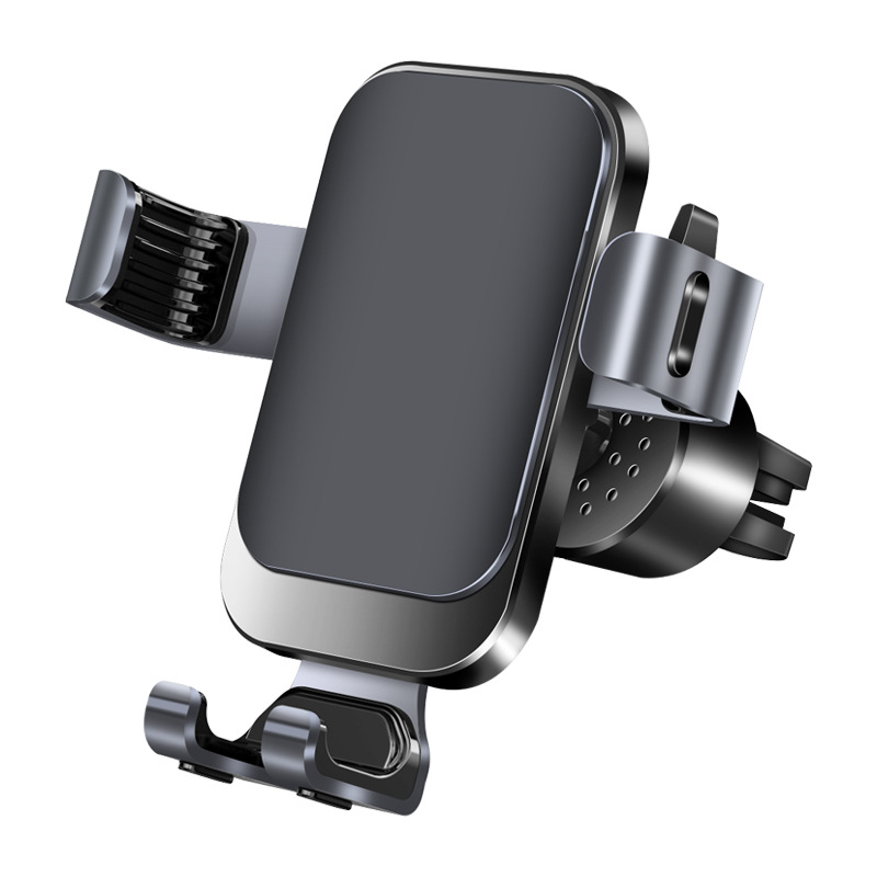 工厂直供 出风口汽车车载支架 手机重力支架 单手操作五金四季款