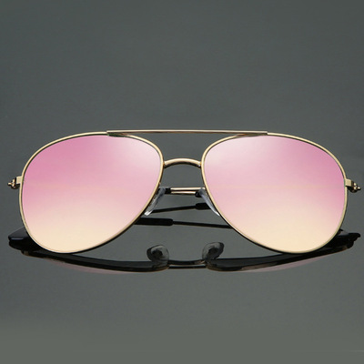 新款经典飞行员太阳镜渐变色太阳眼镜男女潮流墨镜司机驾驶蛤蟆镜|ms