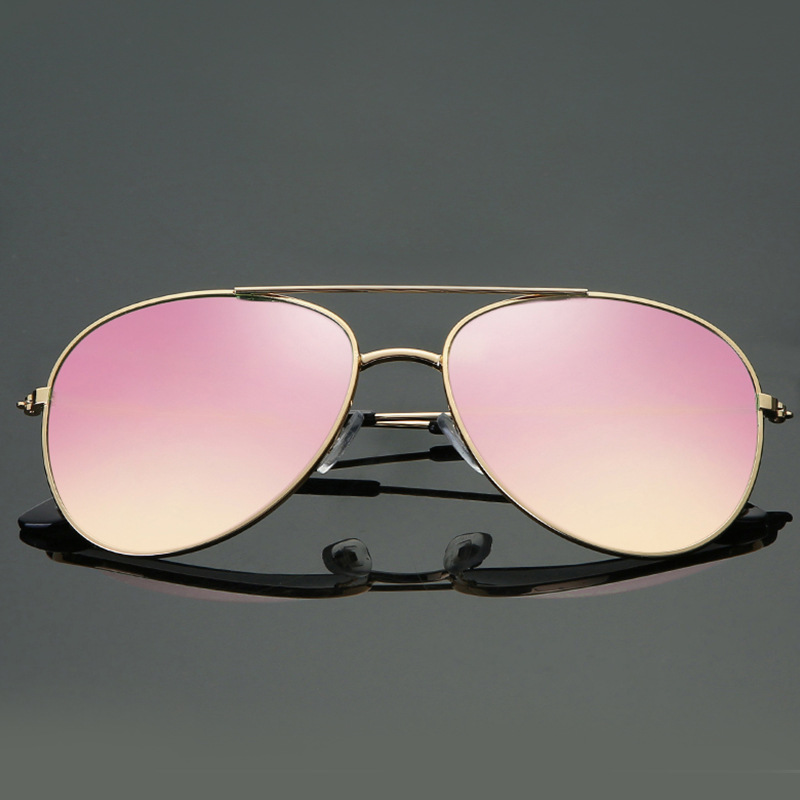 新款经典飞行员太阳镜渐变色太阳眼镜男女潮流墨镜司机驾驶蛤蟆镜|ms