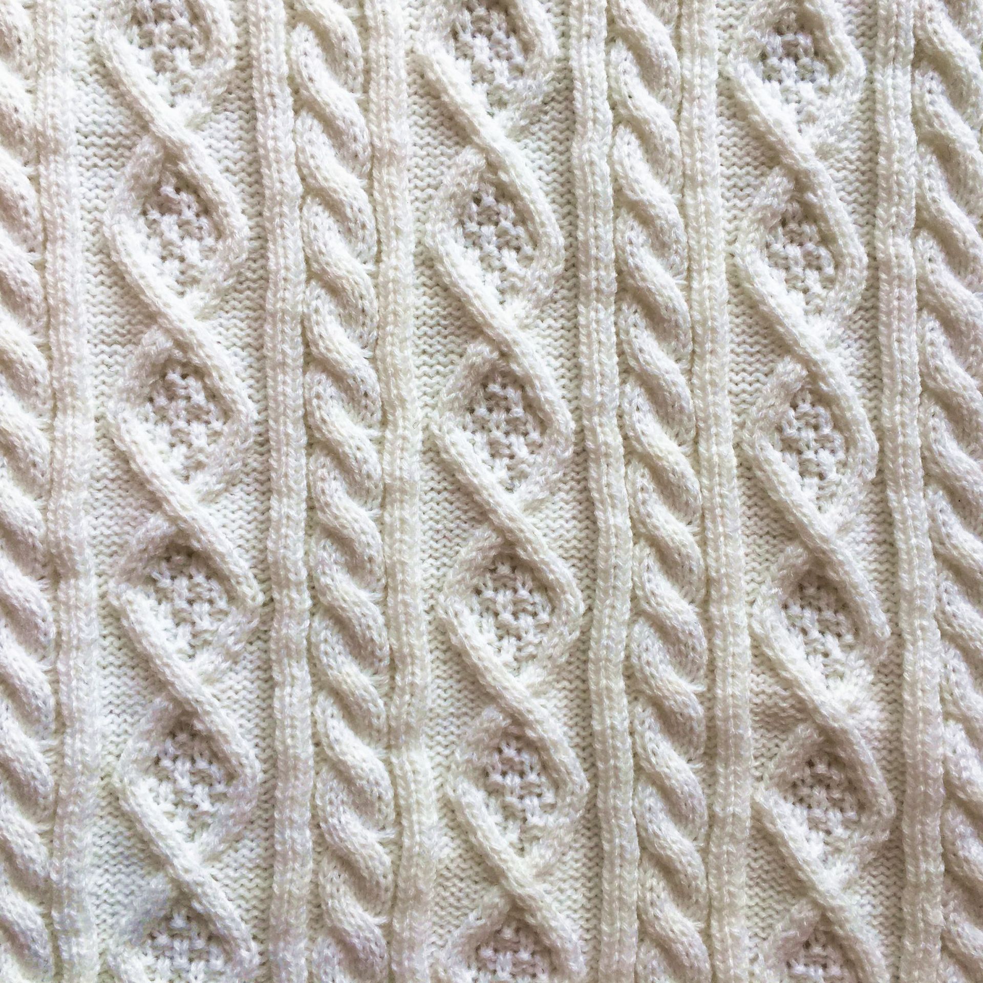 批发粗针毛衣布 抱枕用针织毛线麻花毛衣面料 鞋材家纺毛线面料