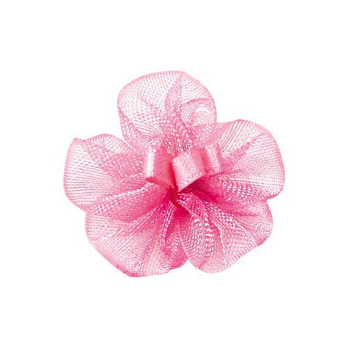 Yao Ming cinta flor decoración hecha a mano 2,2 cm ancho cinta flor accesorios de bricolaje regalo embalaje ropa interior ropa cinta pequeña flor