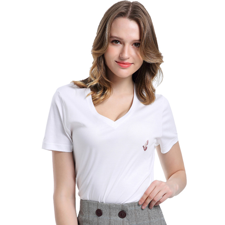 T-shirt femme en Coton mercerisé - Ref 3316181 Image 14