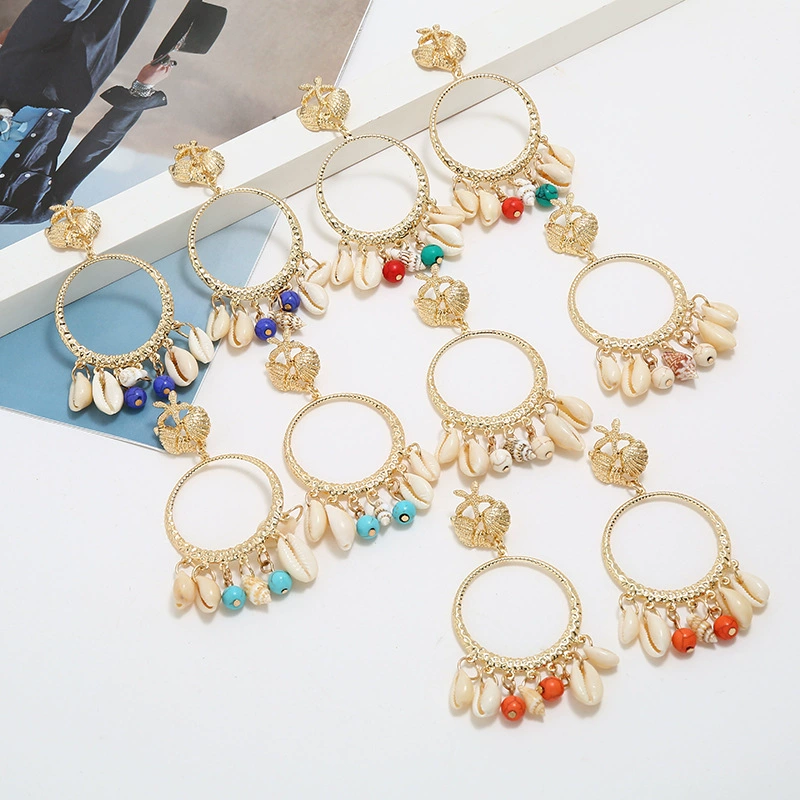 Fashionable accessory, earrings, Amazon, boho style, European style
