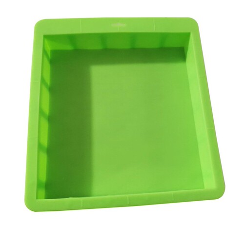 Large silicone rendering plate, thickened and non-bulging handmade soap mold, 3kg capacity rendering tool, large square baking pan