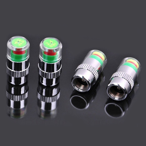 Tire pressure monitor valve cap warning cap car tire detection anti-theft vacuum tire valve cap air pressure gauge