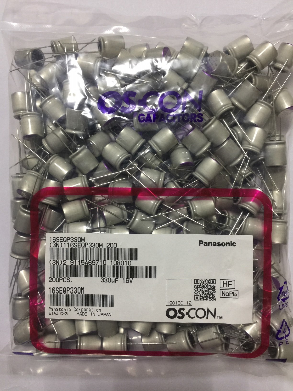 现货供应Panasonic固态电容16SEQP330M