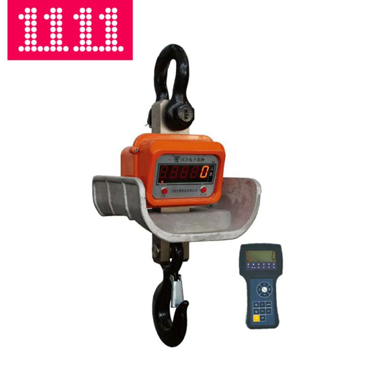 高温电子吊秤无线吊钩秤3T5T塔吊电子称 10吨直视打印电子吊磅