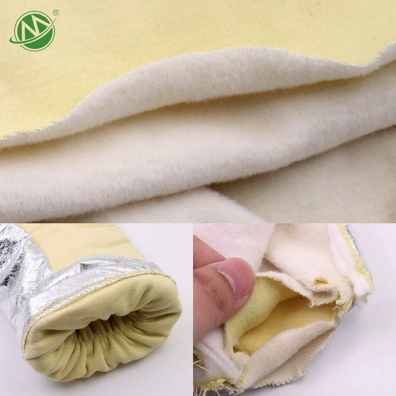 Кожух из арамидной шерсти 320 г, шлифовальная ткань, жаростойкая, огнеупорная, огнеупорная, устойчивость к резу, вкладыш для рукавиц с охраной труда