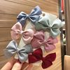 Children's cloth, hairgrip handmade with bow, cute hair accessory for princess, wholesale