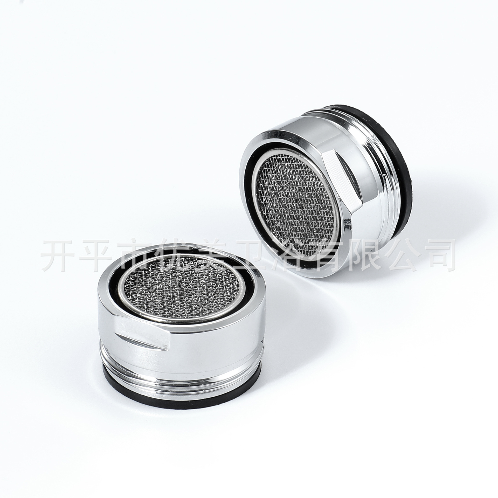 Faucet aerator, 24 copper outer teeth, stainless steel mesh inner filter screen accessories Specification drawing